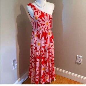 NWT Zcsia one shoulder sundress small